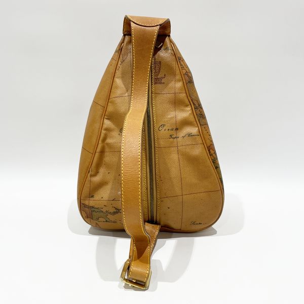 PRIMA CLASSE Map Pattern Shoulder Body Bag PVC/Leather Women's [Used B] 20230822