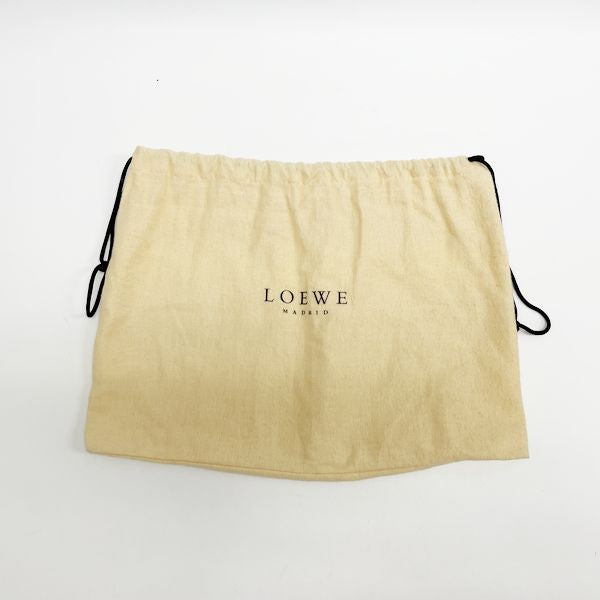 LOEWE ロエベ ヴィンテージ アナグラム ラウンド 斜め掛け レディース ショルダーバッグ ブラウン 【中古B/標準】 20422901