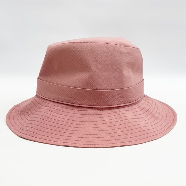 HERMES 水桶条纹 58 女式帽子 粉色 [二手 B/标准] 20422907