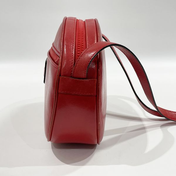 CELINE Macadam Triomphe Crossbody Vintage Shoulder Bag Leather Women's [Used B] 20230818