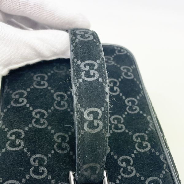 GUCCI Vintage GG Pattern Vanity Mini Cosmetic Pouch Women's Handbag Black [Used B/Standard] 20422917