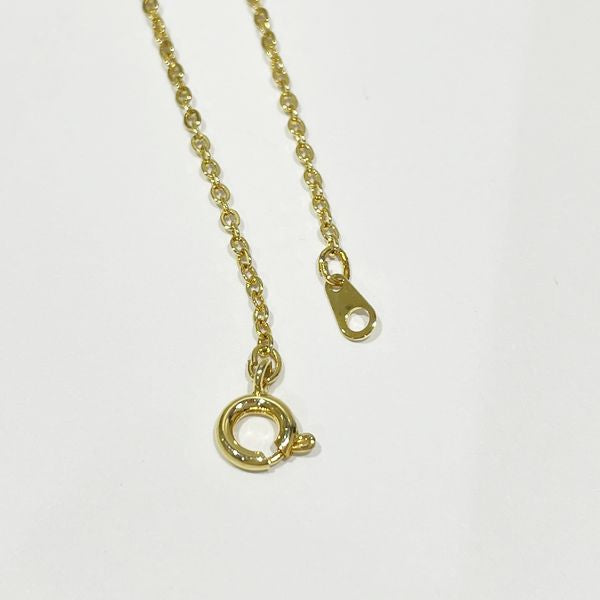 Givenchy Vintage Rhinestone Circle *External Chain GP Women's Necklace [Used B/Standard] 20422937