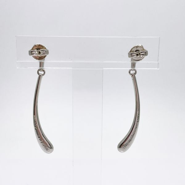 TIFFANY&amp;Co. Double Teardrop Earrings Silver 925 Women's [Used B] 20230801