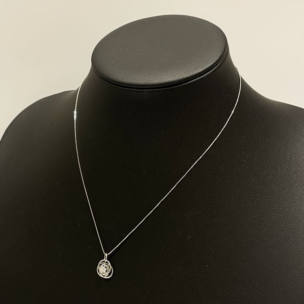 [Incomplete] Forevermark Diamond 0.16ct *Chain Broken Necklace K18 White Gold Women's [Used B] 20230905
