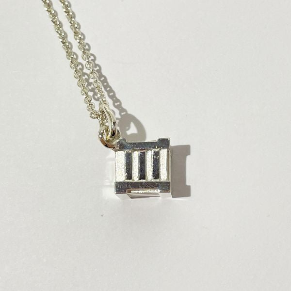 TIFFANY&amp;Co. Tiffany Atlas Cube Silver 925 Women's Necklace [Used AB/Slightly Used] 20423372