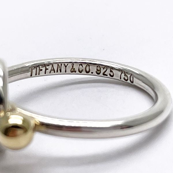 TIFFANY&amp;Co. Tiffany Love Knot Silver 925 K18YG Women's Ring No. 13 [Used B/Standard] 20423380