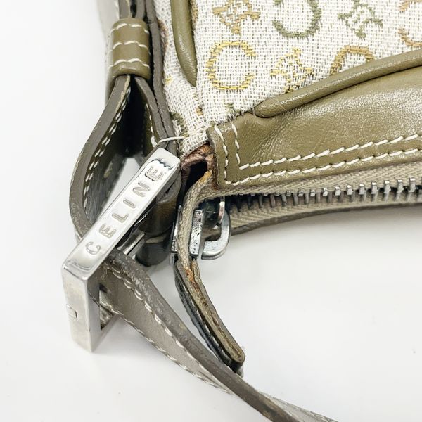 CELINE C Macadam One Shoulder Vintage Shoulder Bag Canvas/Leather Women's [Used AB] 20230809