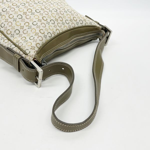 CELINE C Macadam One Shoulder Vintage Shoulder Bag Canvas/Leather Women's [Used AB] 20230809
