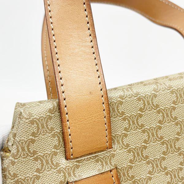 CELINE Macadam Triomphe Vintage Handbag PVC/Leather Women's [Used AB] 20230809