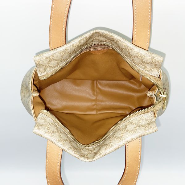 CELINE Macadam Triomphe Vintage Handbag PVC/Leather Women's [Used AB] 20230809
