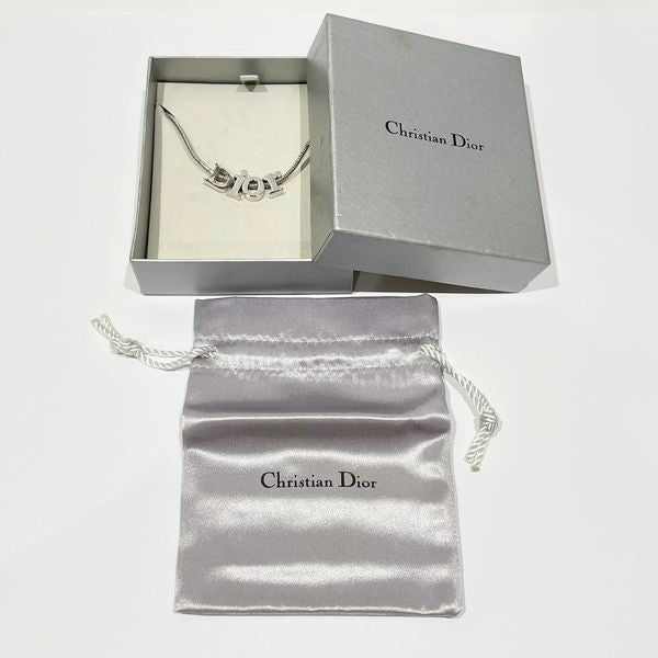 Christian Dior クリスチャンディオール ヴィンテージ ディオールロゴ  メタル レディース ネックレス 【中古B/標準】 20423668