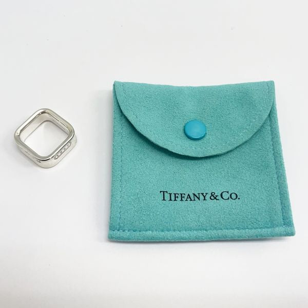 TIFFANY&Co. ティファニー 1837 スクエア シルバー925 レディース リング・指輪 7.5号 【中古B/標準】 20423679