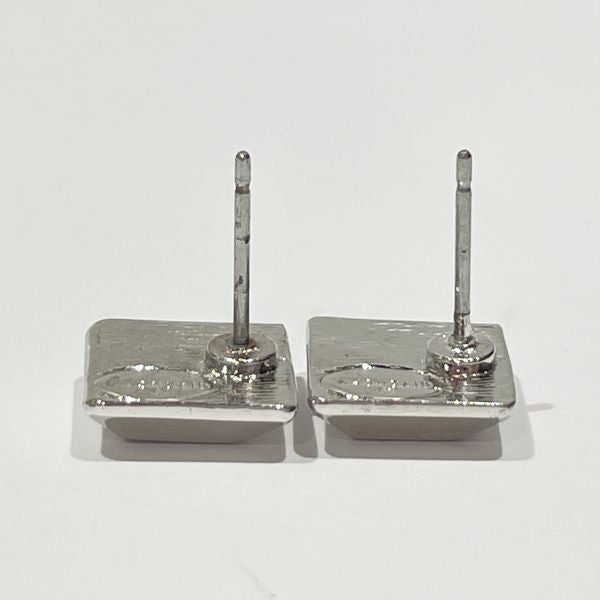 GIVENCHY Vintage 4G Square Mini Metal Women's Earrings Silver [Used AB/Slightly Used] 20426717