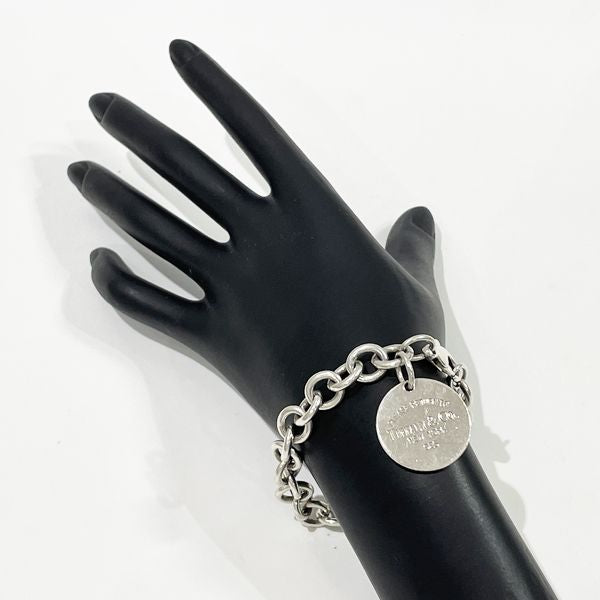 TIFFANY&amp;Co. Tiffany Return to Round Tag Silver 925 Women's Bracelet [Used B/Standard] 20427380