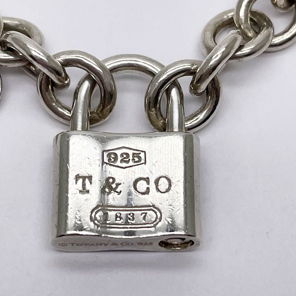 TIFFANY&amp;Co. Tiffany Lock Charm 1837 Silver 925 Women's Bracelet [Used B/Standard] 20427381