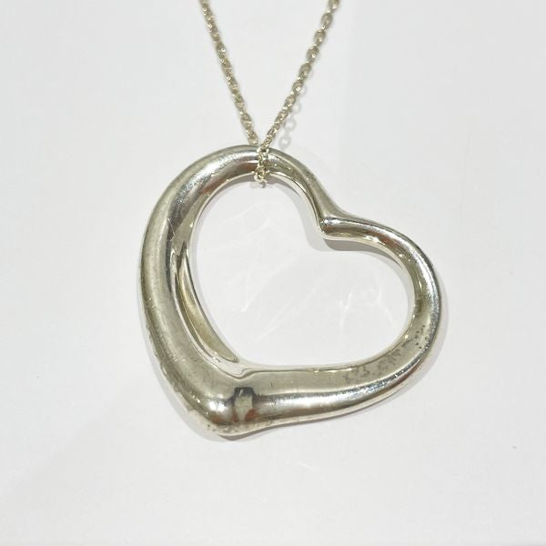 TIFFANY&amp;Co. Tiffany Open Heart Large XL Silver 925 Women's Necklace [Used B/Standard] 20427383