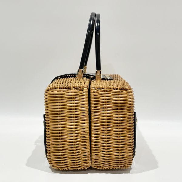 Kate Spade Basket Bag Top Handle Vanity Turnlock Women's Handbag [Used B/Standard] 20427627
