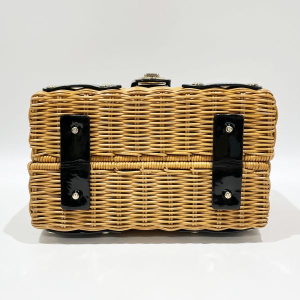 Kate Spade Basket Bag Top Handle Vanity Turnlock Women's Handbag [Used B/Standard] 20427627