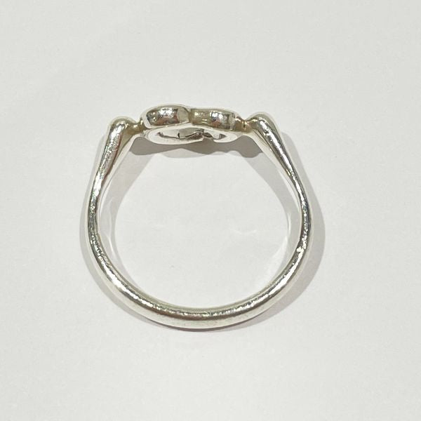 TIFFANY&amp;Co. Tiffany Open Heart Mini Silver 925 Women's Ring No. 9 [Used B/Standard] 20427643