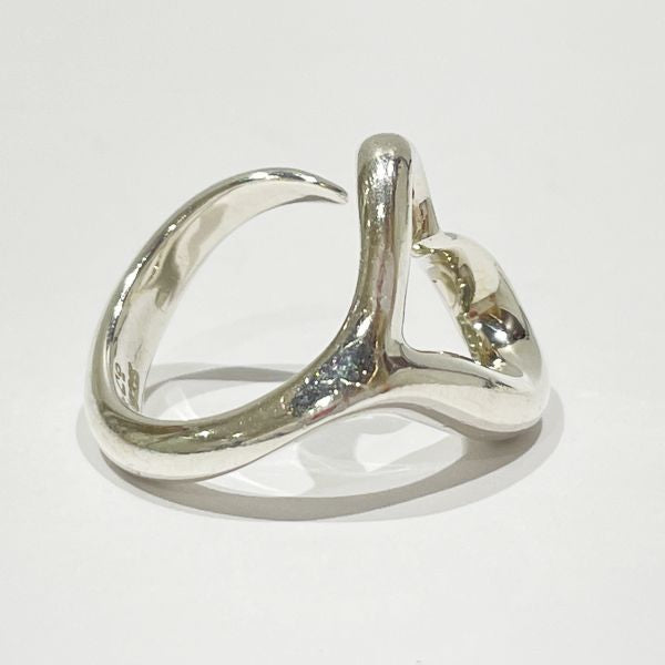 TIFFANY&amp;Co. Tiffany Open Heart Silver 925 Women's Ring No. 10 [Used B/Standard] 20427644