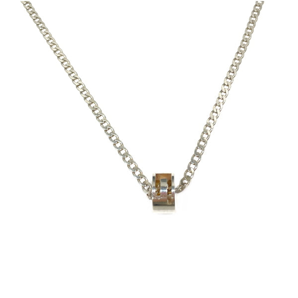 GUCCI Gucci Cutout G Kihei Chain Silver 925 Unisex Necklace [Used B/Standard] 20427645