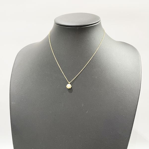 Antique Old Mine Cut Diamond Swirl Pendant in Platinum topped 18k Gold Pendant  Necklace