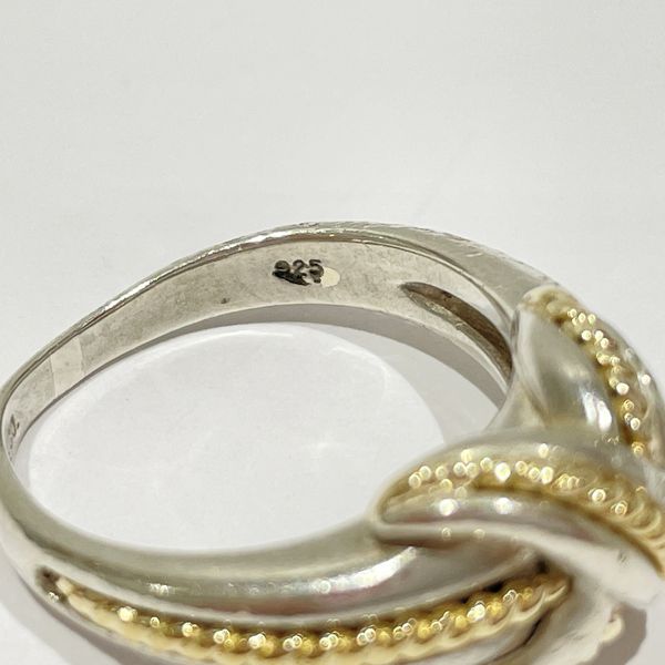 TIFFANY&Co. Tiffany [Incomplete] Vintage Signature Combination Silver 925 K18YG Women's Ring No. 13 [Used BC/Used] 20427832