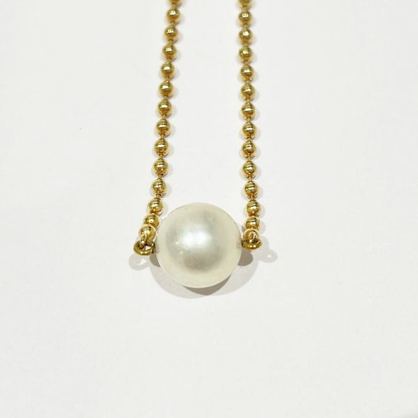 MIKIMOTO 1P Pearl 7mm Necklace K18 Yellow Gold Women's [Used B] 20230907