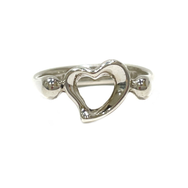 TIFFANY&amp;Co. Tiffany Open Heart Silver 925 Women's Ring No. 9 [Used B/Standard] 20428107