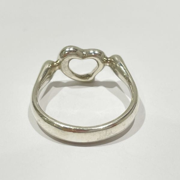 TIFFANY&amp;Co. Tiffany Open Heart Silver 925 Women's Ring No. 9 [Used B/Standard] 20428107