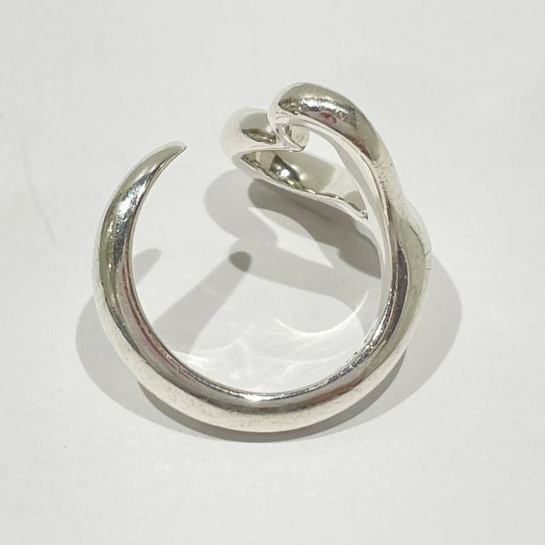 TIFFANY&amp;Co. Tiffany Open Heart Silver 925 Women's Ring No. 11 [Used B/Standard] 20428108