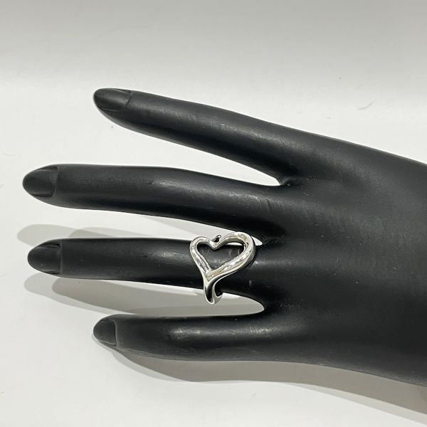 TIFFANY&amp;Co. Tiffany Open Heart Silver 925 Women's Ring No. 11 [Used B/Standard] 20428108