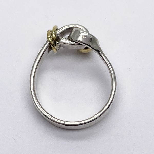 TIFFANY&amp;Co. Tiffany Hook &amp; Eye Silver 925 K18YG Women's Ring No. 10 [Used B/Standard] 20428533