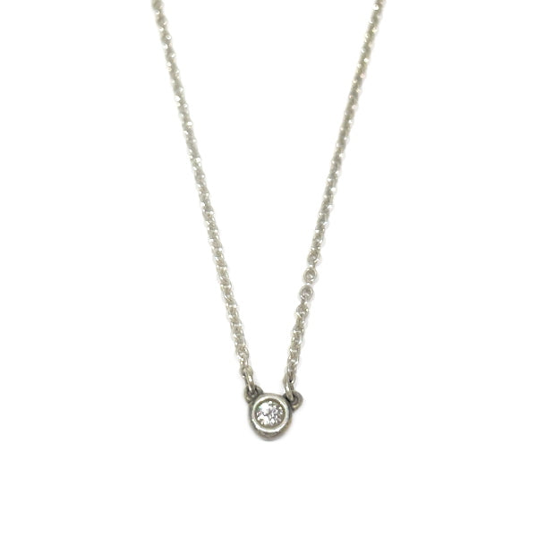 TIFFANY&amp;Co. Tiffany Visor Yard 1P Diamond Silver 925 Women's Necklace [Used B/Standard] 20428535