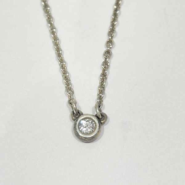 TIFFANY&amp;Co. Tiffany Visor Yard 1P Diamond Silver 925 Women's Necklace [Used B/Standard] 20428535