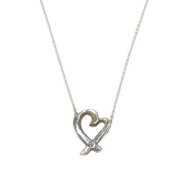 TIFFANY&amp;Co. Tiffany Loving Heart Silver 925 Women's Necklace [Used B/Standard] 20428537