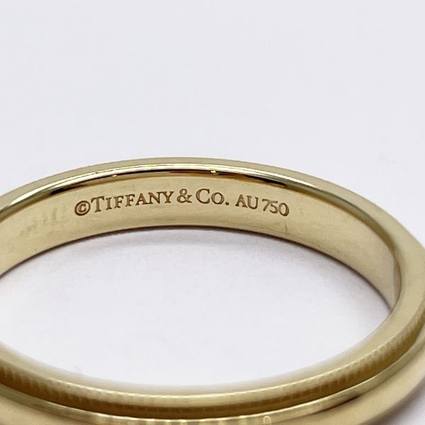 TIFFANY&amp;Co. Tiffany Milgrain K18YG Women's Ring No. 14 [Used AB/Slightly Used] 20428691