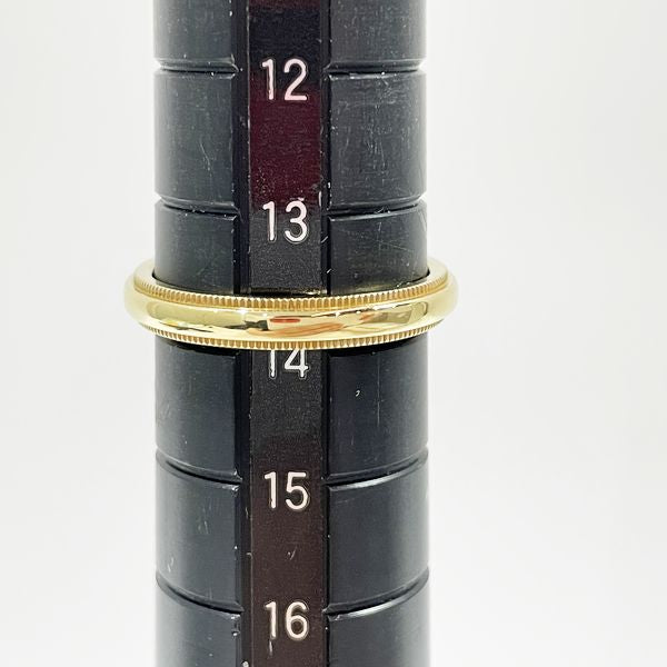 TIFFANY&amp;Co. Tiffany Milgrain K18YG Women's Ring No. 14 [Used AB/Slightly Used] 20428691