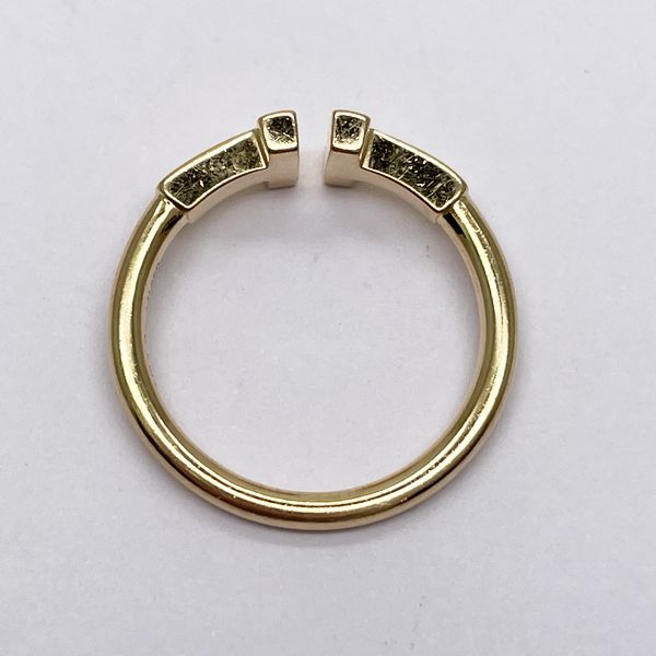 TIFFANY &amp; Co. (Tiffany &amp; Co.) T Wire No. 9 Ring K18 Yellow Gold Women's [Used B] 20230914