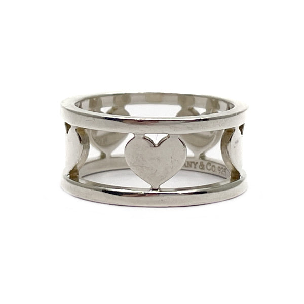 TIFFANY&amp;Co. Tiffany Heart Motif Watermark Silver 925 Women's Ring No. 10 [Used B/Standard] 20428738