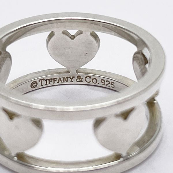 TIFFANY&amp;Co. Tiffany Heart Motif Watermark Silver 925 Women's Ring No. 10 [Used B/Standard] 20428738