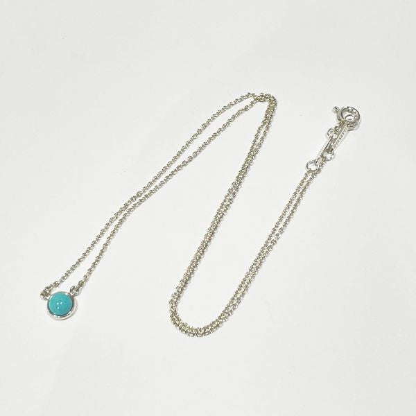 TIFFANY&amp;Co. Tiffany Visor Yard Turquoise Silver 925 Women's Necklace [Used B/Standard] 20429106