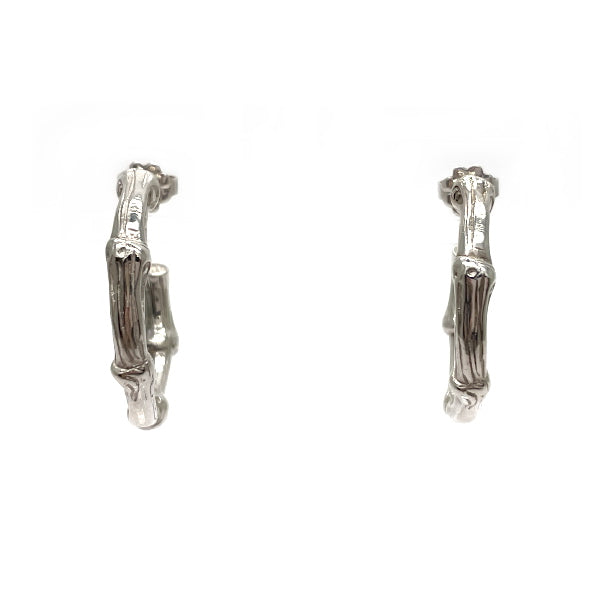 TIFFANY&amp;Co. Tiffany Bamboo Large Size Silver 925 Women's Earrings [Used AB/Slightly Used] 20430051