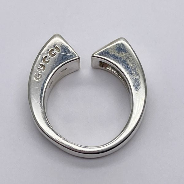 GUCCI Gucci Twist G Blue Topaz Silver 925 Women's Ring No. 11 [Used B/Standard] 20430053