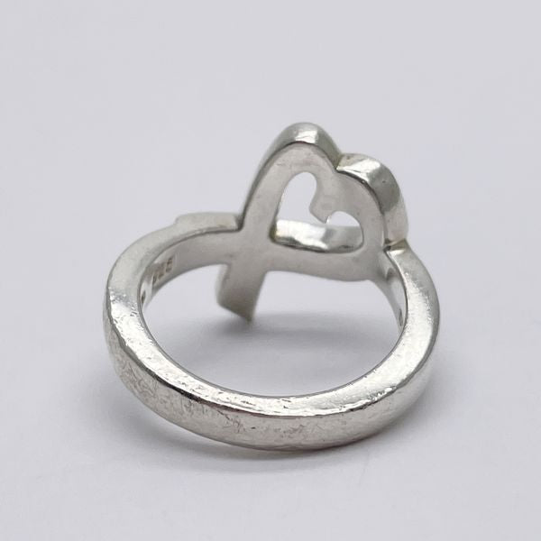 TIFFANY&amp;Co. Tiffany Loving Heart Silver 925 Women's Ring No. 7 Silver [Used B/Standard] 20431062