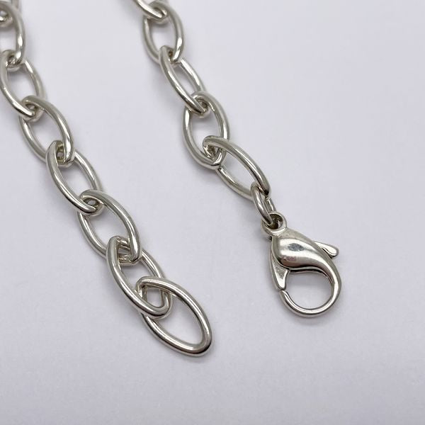 TIFFANY&amp;Co. Tiffany Filigree Heart Key Silver 925 Women's Bracelet Silver [Used AB/Slightly Used] 20431063