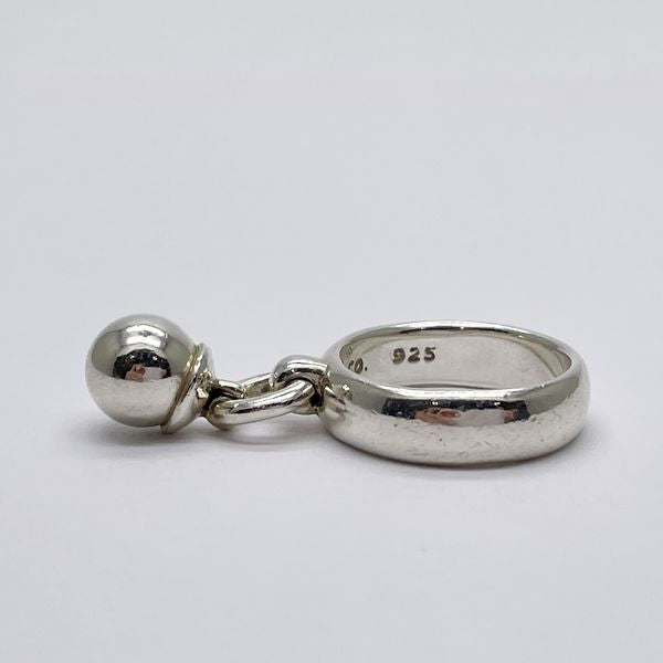 TIFFANY&amp;Co. Tiffany Ball Dangle Silver 925 Women's Ring No. 9 Silver [Used B/Standard] 20431064