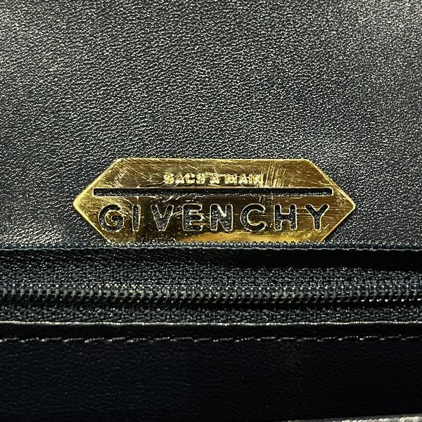 GIVENCHY Vintage 4G Logo Top Handle Women's Handbag Navy [Used A/Good Condition] 20431161