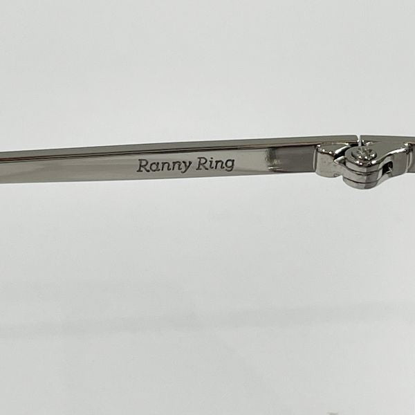 GENTLE MONSTER Gentle Monster ranny ring teardrop 60□15-147 Unisex sunglasses Silver x Clear [Used B/Standard] 20431189