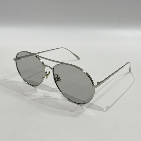 GENTLE MONSTER Gentle Monster ranny ring teardrop 60□15-147 Unisex  sunglasses Silver x Clear [Used B/Standard] 20431189